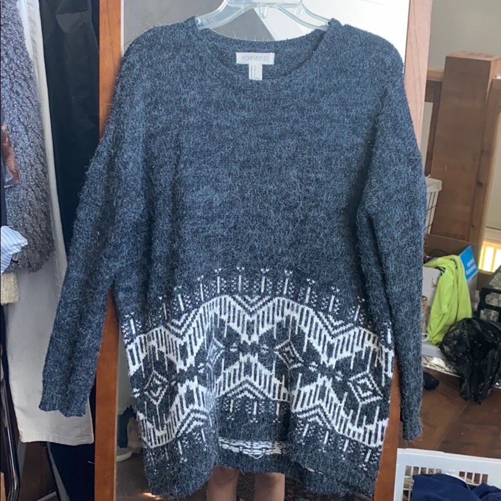 Gray sweater